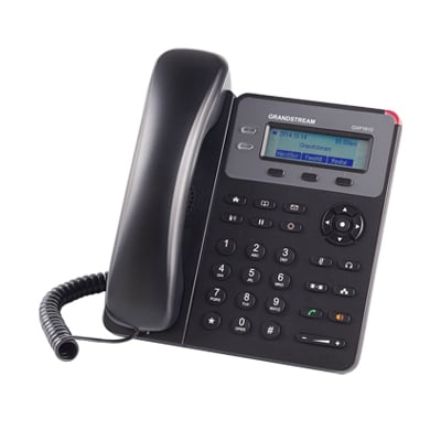GXP-1610 Teléfono IP SMB de 1 Línea, 1 Cuenta SIP con 3 teclas de función programables y conferencia de 3 vías. 5Vcc