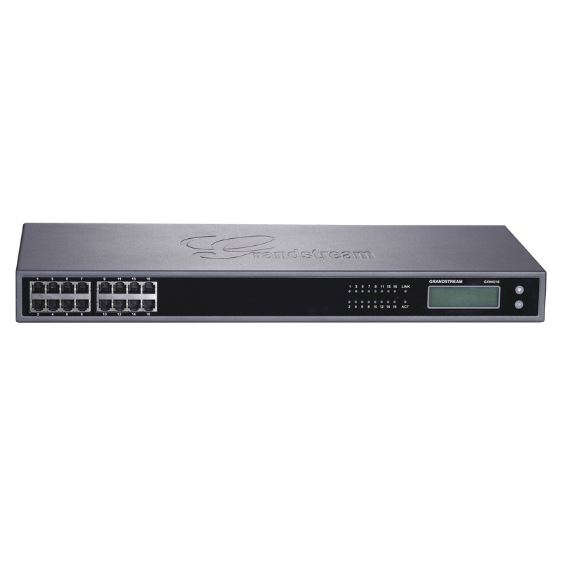 GXW4216V2 Gateway VoIP GrandStream ATA de 16 puertos FXS + 1 puerto TELCO de 50 pins, p/montaje en rack