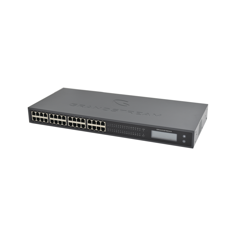 GXW4232V2 Adaptador VoIP GrandStream de 32 FXS 2 puertos telco 50 pins p/montaje en rack