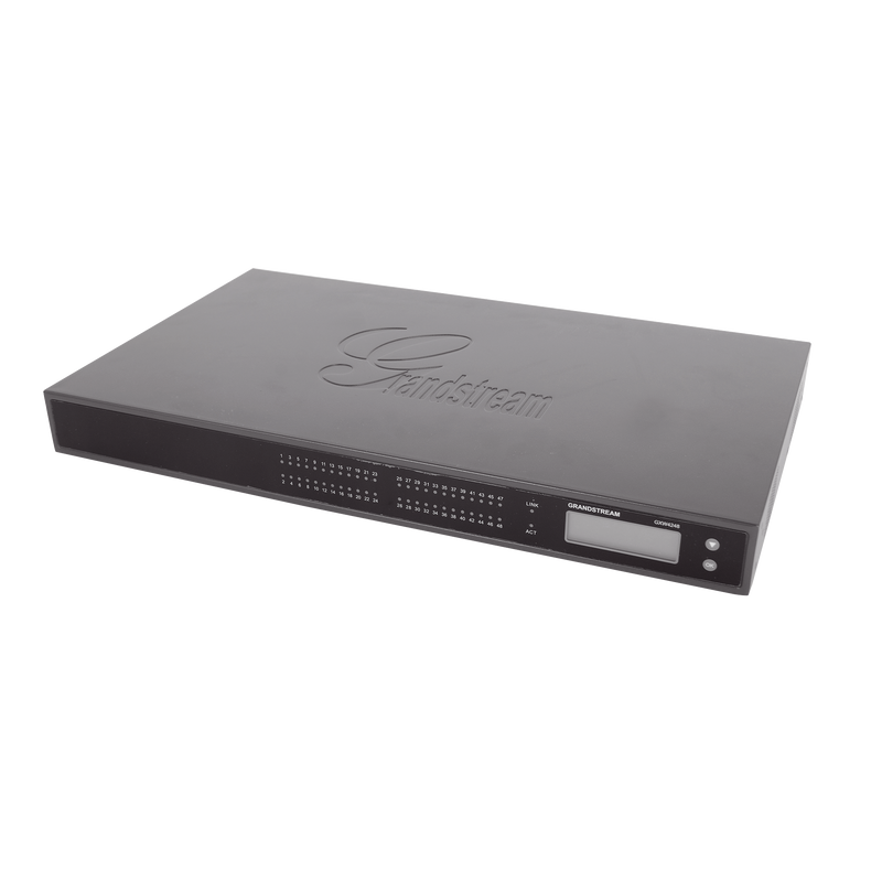 GXW4248V2 Adaptador VoIP GrandStream de 48 FXS 2 puertos telco 50 pins p/montaje en rack