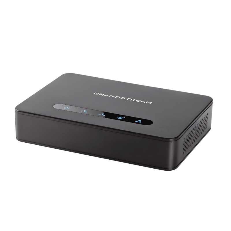 HT-812 Adaptador para teléfono analógico (ATA) de 2 puertos FXS, Router integrado, Puertos Gigabit, diseñado para conectar sus dispositivos analógicos a una red VoIP