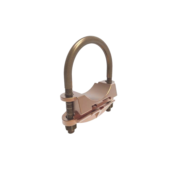 Conector Mecánico para Cable Calibre 4 a 2/0 AWG / Paralelo o 90° Grados a Tubo de 1 1/4 o Varilla de 1 3/8 - 1 1/2.