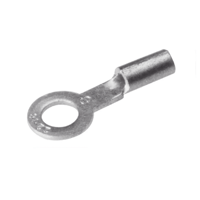Zapata Terminal de Ojillo BURNDY para Tornillo de 1/4 (6 mm) y Calibre 12-10 AWG.