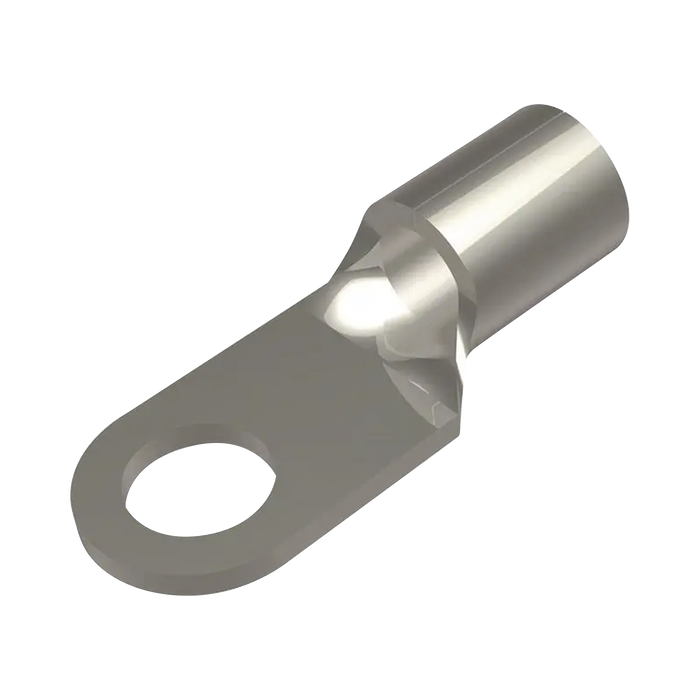 Zapata Terminal de Ojillo para Tornillo 1/4 (6.35 mm) y Calibre 6 AWG.