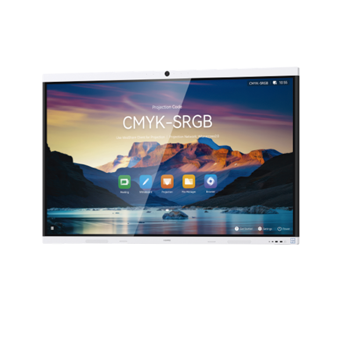 HUAWEI IdeaHub B3, Pantalla interactiva para Colaboración Inteligente, 65, 4K UHD, Harmony, Wi-Fi 6, Seguimiento de Voz, BYOM, Administración desde la Nube Gratis, blanco Jade