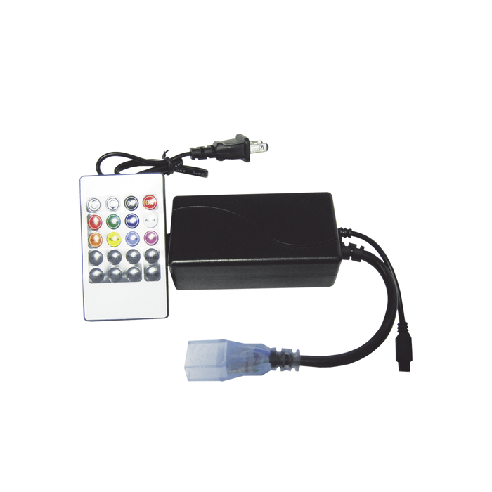 Adaptador de Manguera con Control Remoto para Manguera RGB.