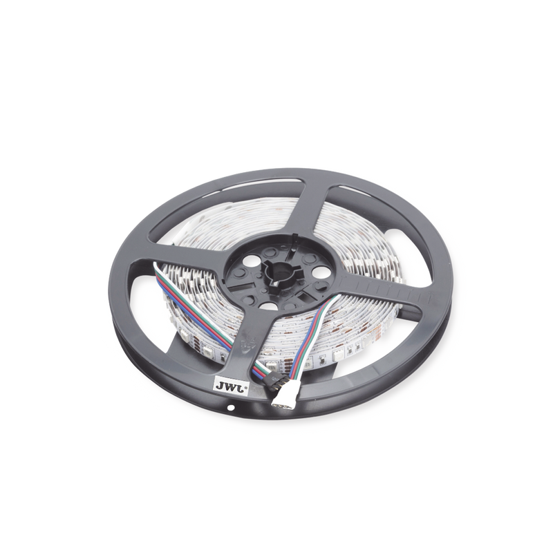 JLTL-5050-IP20-B Tira Led de 5 m / Color Blanco / Uso Interior / Potencia 22 W / 900 lm/ 12 V CD / IP 20.