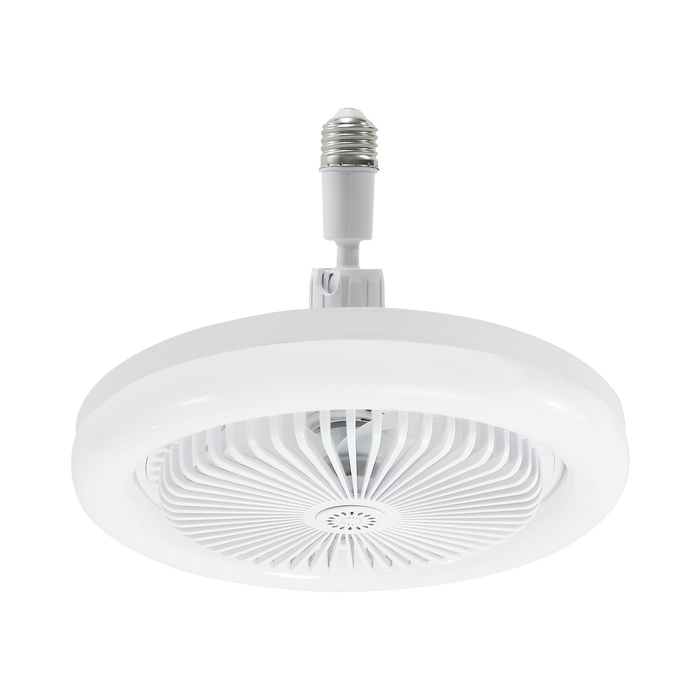 Ventilador de Techo con Luminario LED de 110 V CA 50/60 Hz / 40 W / 3 Tonos de Luz (6500 - 4 000 - 2 700 K) / Diámetro 250 mm / 3 Velocidades / Dimeable.