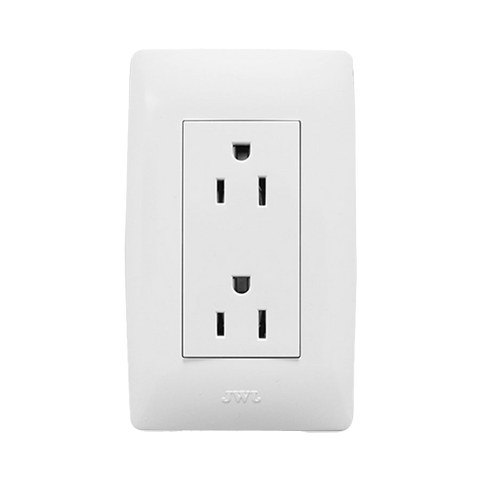 Contacto Dúplex de 127 V~60 Hz 15 A / Color Blanco.