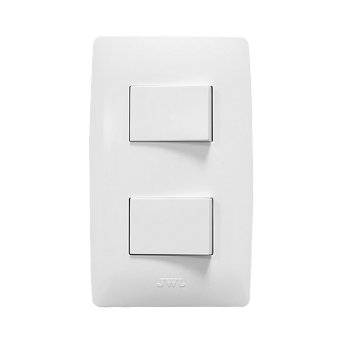 Apagador Doble de 127 V~60 Hz 10 A/ Color Blanco.