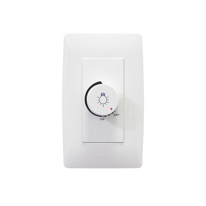Dimmer Rotativo para Lámpara Incandescentes / 300 W 127 V CA / Color Blanco.