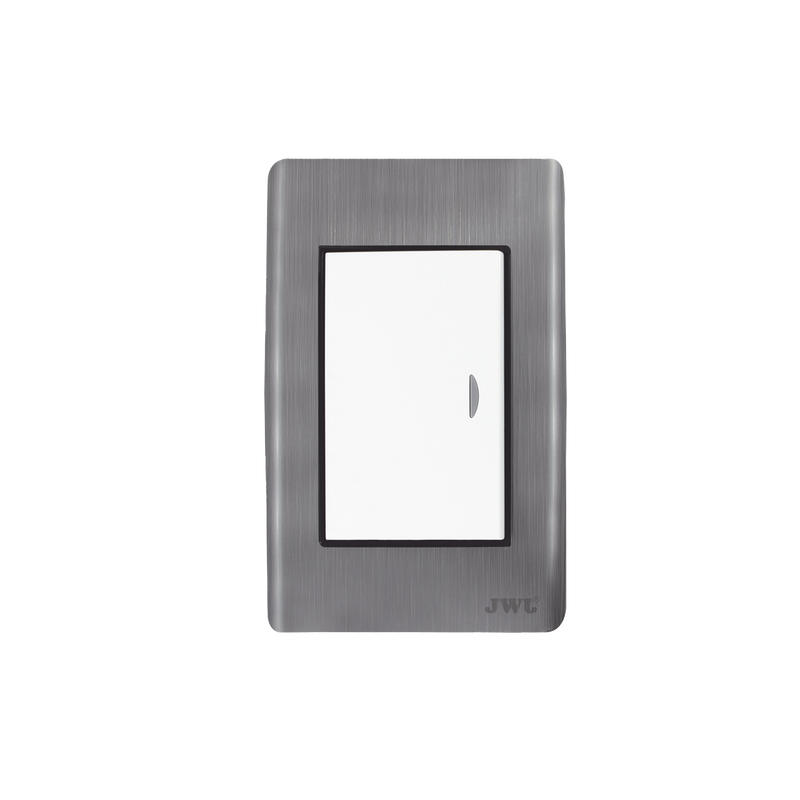 JTL-E7501 Apagador Sencillo de 10 A 127 V CA ~ 60 Hz / Placa de Acero.