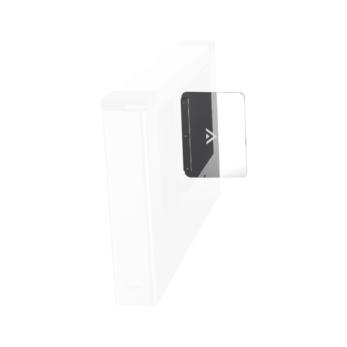 Aleta de Acrílico para formar carriles de 90 cms en torniquetes Hikvision Series DS-K3B501 y DS-K3B601