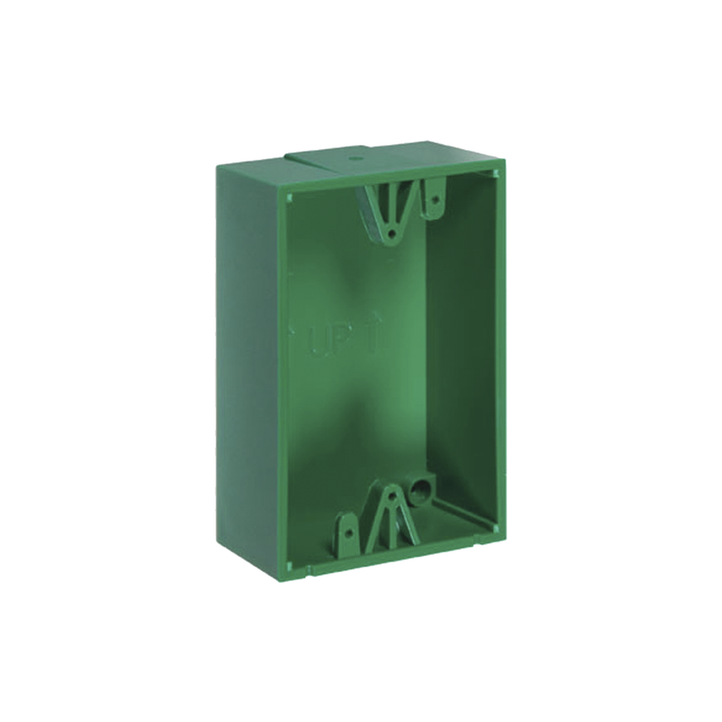 KIT-71100A-G Caja trasera de montaje color verde para estaciones de parada STOPPER