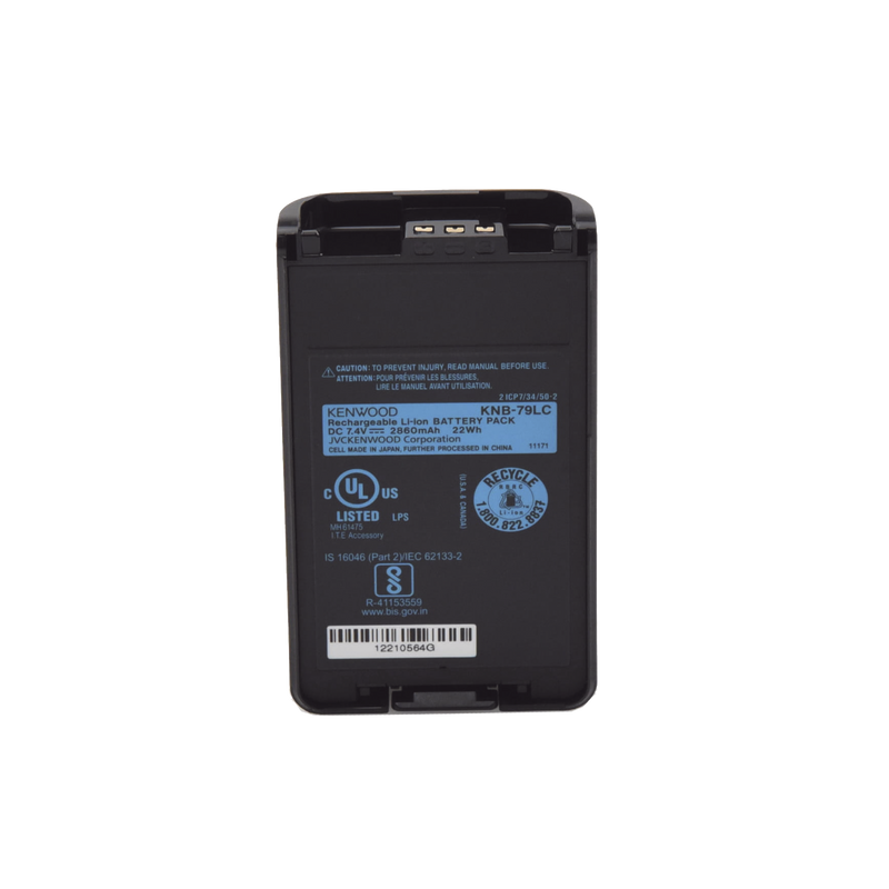 KNB-79LCM Batería de Li-Ion 2,860 mAh Intrínsecamente segura para portátiles NX-3000