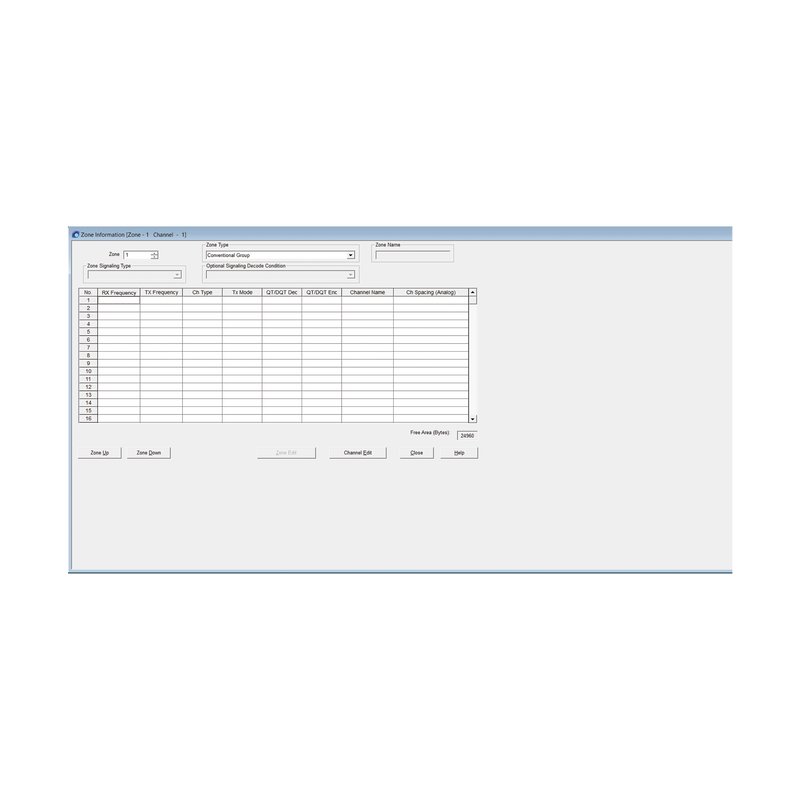 KPG-D6K Software de programación para radios NX-1200 NX-1300 NX-1700 NX-1800 (serie NX-1000)