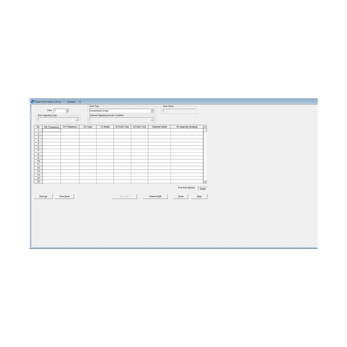 Software de programación para radios NX-1200 NX-1300 NX-1700 NX-1800 (serie NX-1000)
