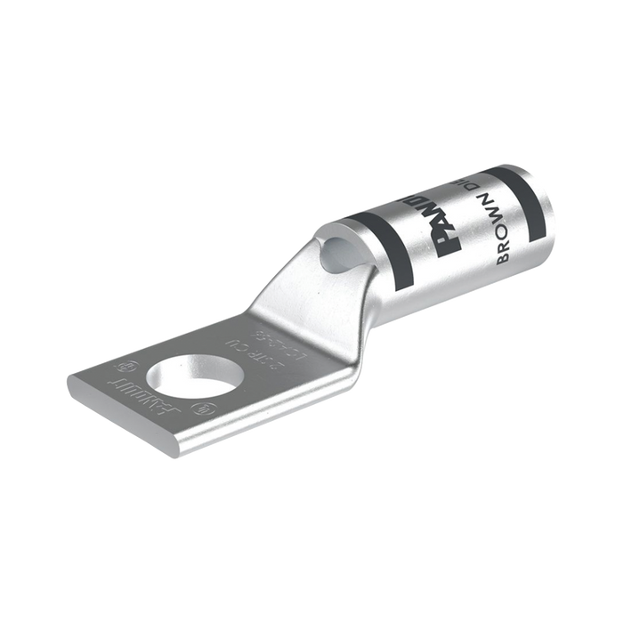 Zapata de compresión LCA2-56-Q, para cal. 2 Awg, Barreno para tornillo prisionero de 5/16, 1 Pz