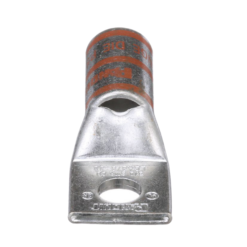 LCA3/0-38-X Terminal de Compresión de Cobre con Orificio 3/8 in, para Cable 3/0 AWG. 1 Pz.