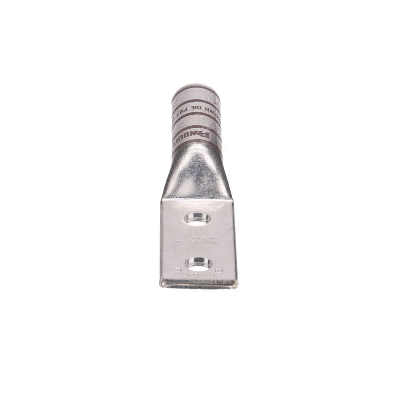 Zapata de compresión LCC500-12-6 para cal. 500 Kcmil, Doble barreno para tornillo prisionero de 1/2, Espaciado de orificios 44.5mm, 1 Pz