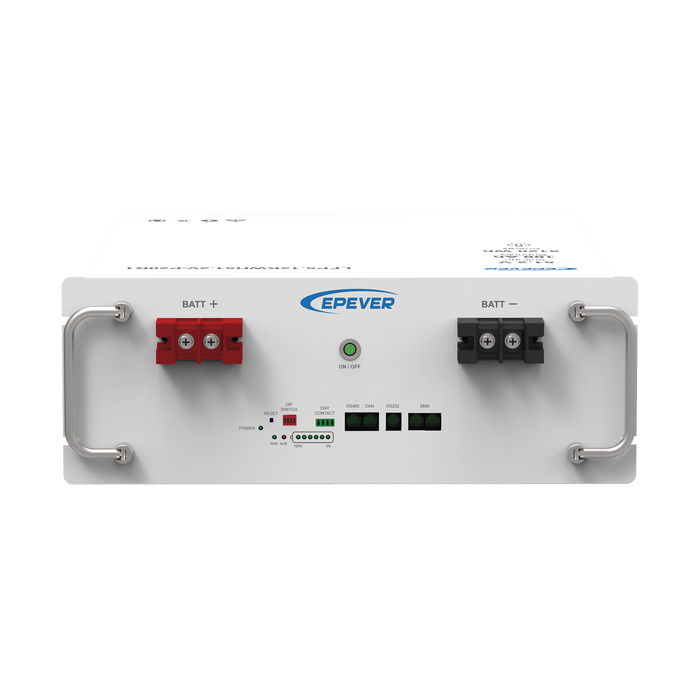 Batería de Litio LiFePO4 51.2Vcc, 5.12Kwh, Rack 4UR para Montaje en Rack,