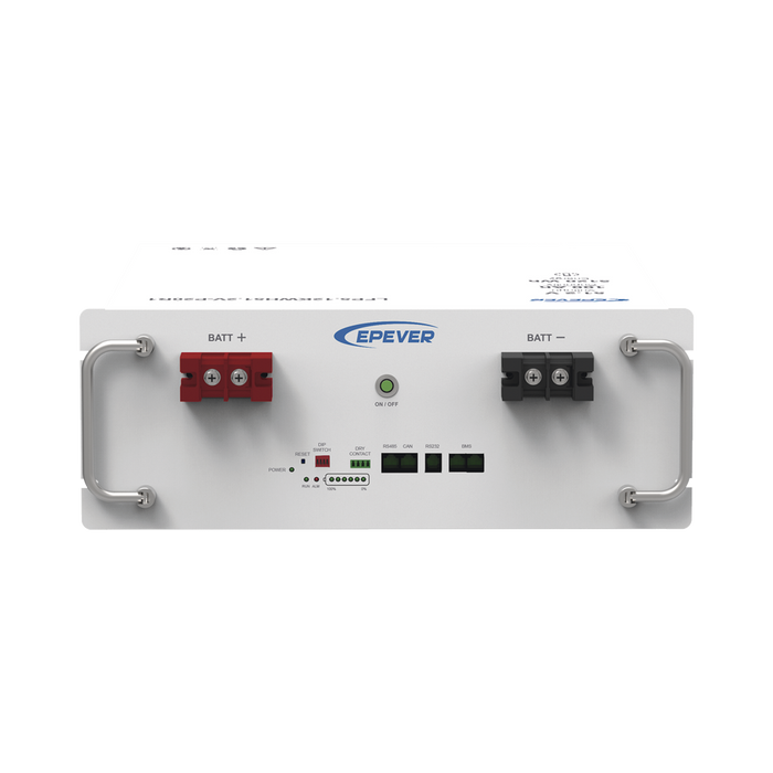 Batería de Litio LiFePO4 51.2Vcc, 5.12Kwh, Rack 4UR para Montaje en Rack,