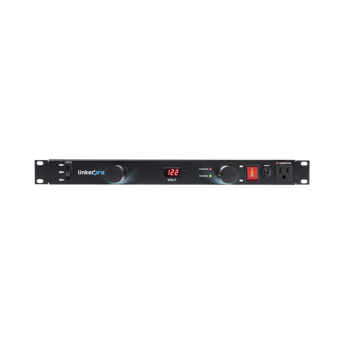 PDU para Distribución de Energía, Montaje en Rack, 11 salidas, Instalación Horizontal, de 19in, 1U, 15 Amp, 120 Vca, Con Indicador Led Y Display