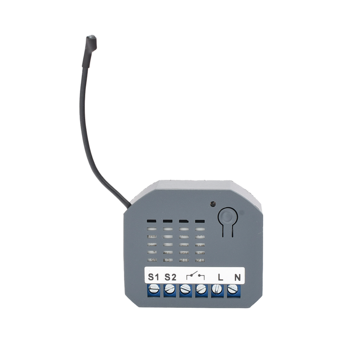(ZWAVE) Micro modulo On/Off , para 1 circuito, doble control