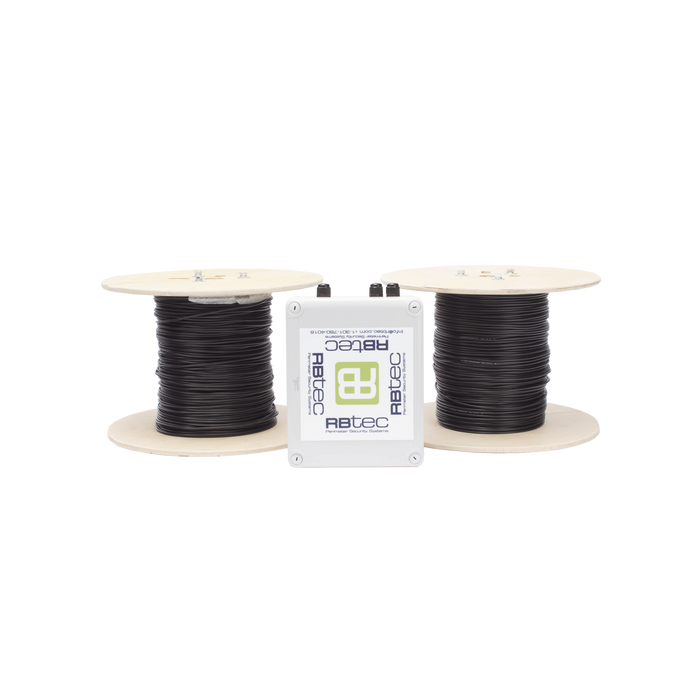 MICALERT Cable Sensor para Paredes, Rejas Rigidas o barandales / 2 zonas de 305 metros / 610 Metros de Protección Total/Tarjeta LPU400/Calibración via software