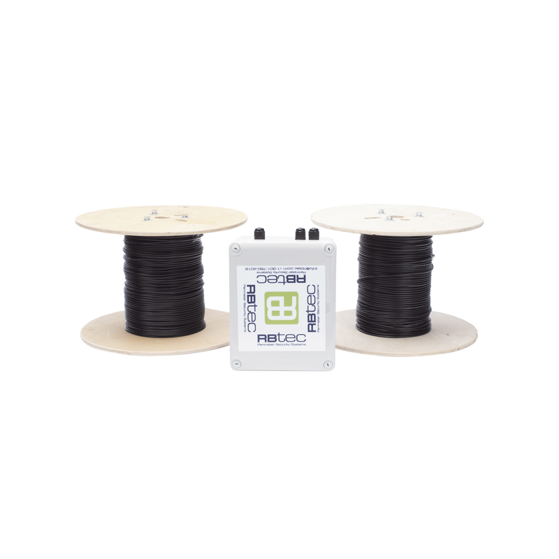 MICALERT Cable Sensor para Paredes, barandales, rejas rigidas / 2 zonas de 152 metros / 304 Metros de protección total/Tarjeta LPU400/Calibración via software