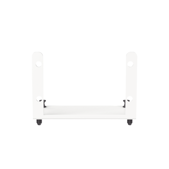 Soporte Para 2 Adaptadores de Fibra Óptica Opticom®, Para Uso con Gabinetes Multipropósito, de Instalación a Presión, Color Blanco