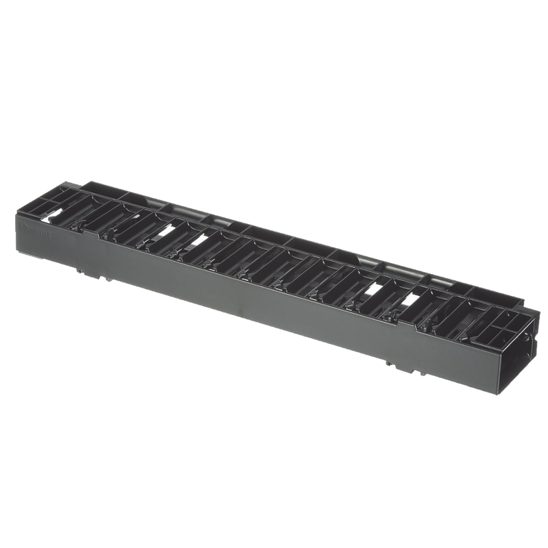 Organizador de Cables Horizontal NetManager, Sencillo (Solo Frontal), Para Rack de 19in, 1UR