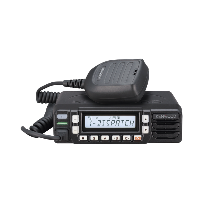 Radio móvil UHF 400-470 MHz, Digital NXDN-Analógico, 45 Watts, 260 Canales, Trunking Tipo D, Encriptación, IP54, MIL-STD-810, GPS, Incluye accesorios de instalación
