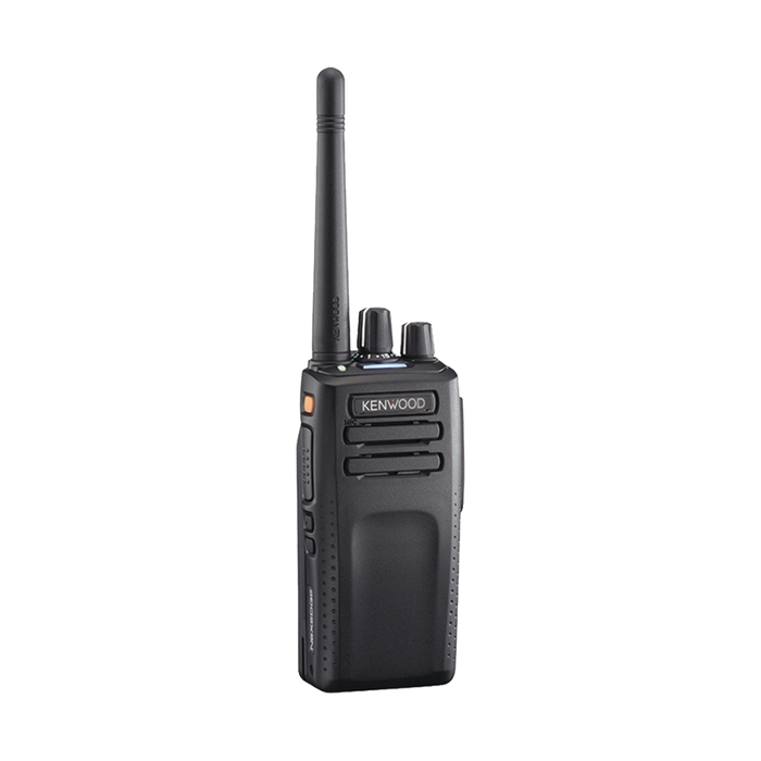 Radio portátil VHF 136-174 MHz, 64 Canales, Digital NXDN-DMR-Análogo, GPS, Bluetooth, IP67, 2 Pines, Inc. Batería-Antena-Cargador-Clip.