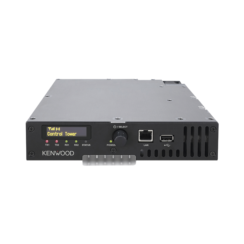 NXR-1700-E Repetidor VHF 136-174 MHz, Digital NXDN*-DMR*-Analógico, 50 Watts, puerto LAN, MIL-STD-810, SNMP, Redundancia, Inc. accesorios de instalación