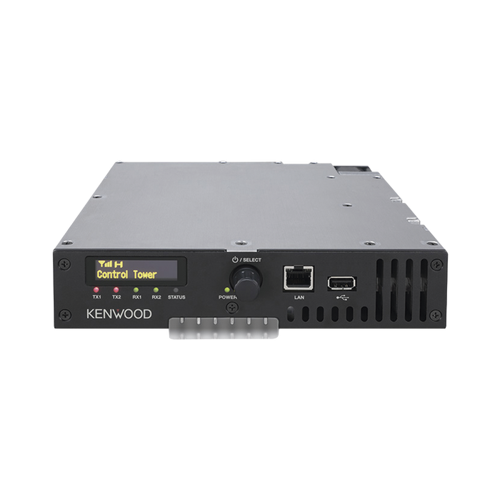 Repetidor VHF 136-174 MHz, Digital NXDN*-DMR*-Analógico, 50 Watts, puerto LAN, MIL-STD-810, SNMP, Redundancia, Inc. accesorios de instalación