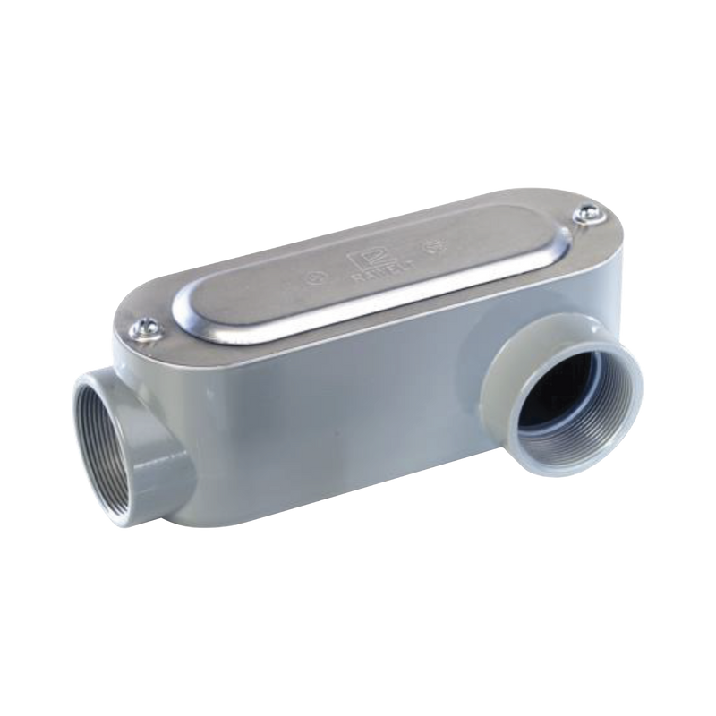 Caja Oval Roscada tipo LL de 2 (50.8 mm) / Incluye tapa y tornillos.