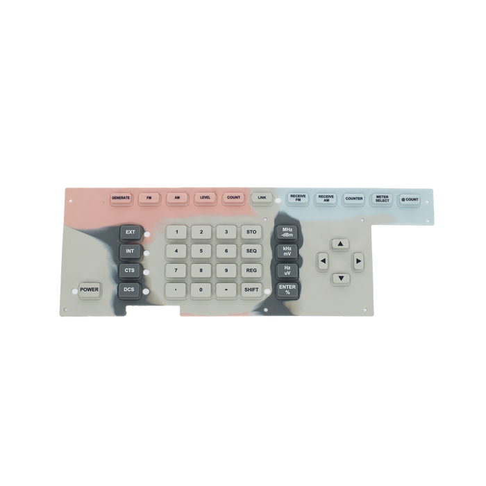 Membrana Elastomérica Touch Pad para Monitor de Servicio Ramsey COM-3010.