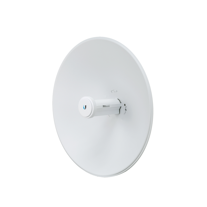 PBE-5AC-GEN2 PowerBeam airMAX AC GEN2 hasta 450 Mbps, 5 GHz (5150 - 5875 MHz) con antena tipo plato altamente eficiente de 25 dBi