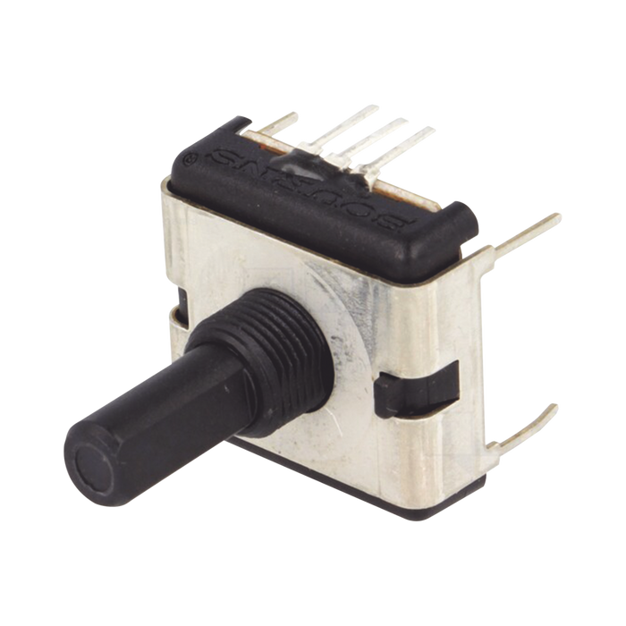 Potenciómetro Cuadrado de 22 mm, 5 k Ohm, 3/4 Watt, 1 Vuelta, para Montaje en Panel del Monitor de Servicio R2600-D.