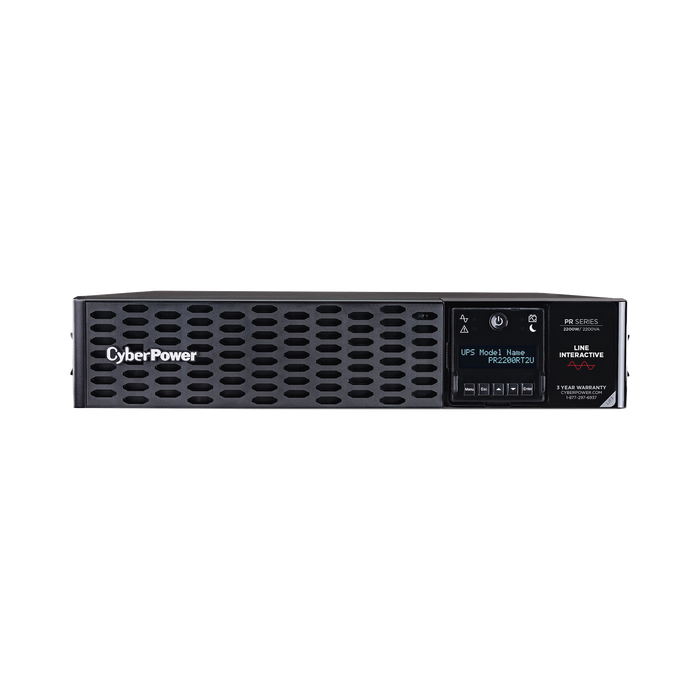 UPS de 2200 VA/2200 W, Topología Línea Interactiva, Entrada 120 Vca NEMA L5-30P, Onda Senoidal Pura, Torre o Rack 2 UR, Con 8 Tomas NEMA 5-20R
