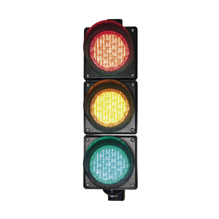 Semáforo / Señalización Rojo, Verde y Amarillo / Diametro 100mm / LED / 110vca.