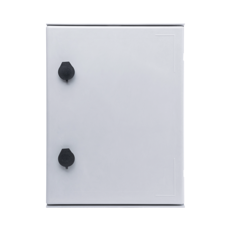 PST-3040-20P Gabinete de Poliéster IP65 Uso en Intemperie (300 x 400 x 200 mm) con Placa Trasera Interior de Plástico (Incluye Chapa y Llave).