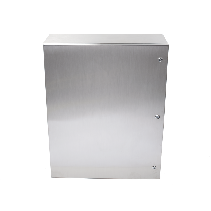 PST-8010030-INOX-B Gabinete de Acero Inoxidable IP66 Uso en Intemperie (800 x 1000 x 300 mm) con Placa Interna Galvanizada.