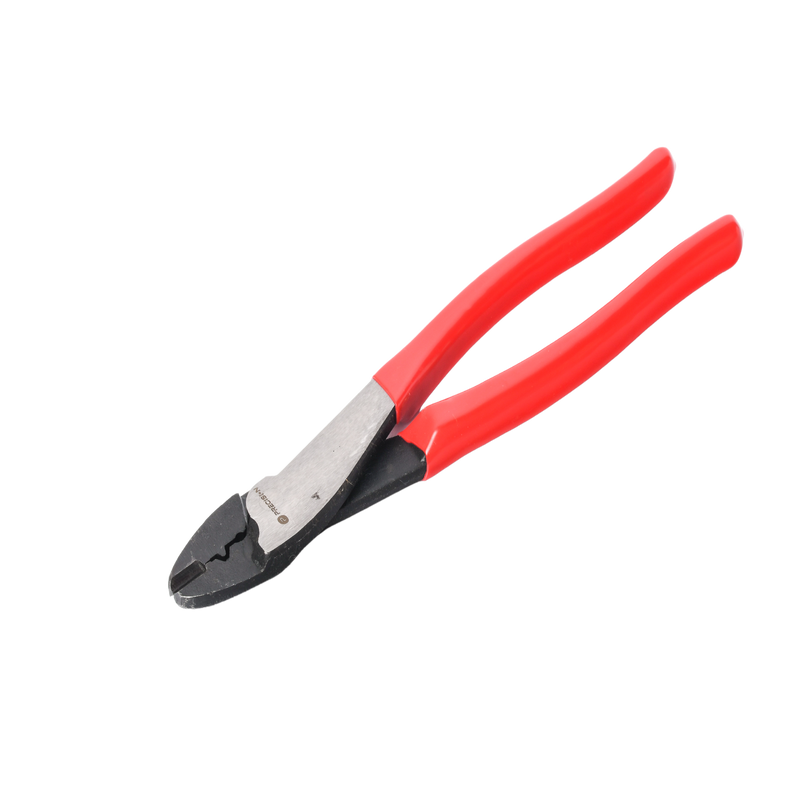 PST-H010-08 Pinza de 9.5 para cortar y crimpar ( ponchar )  terminales Aislados y No aislados