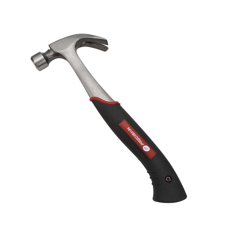 PST-H040-01 Martillo Uso Rudo de Acero Forjado de 16 oz. con Uña Curva. Con Sujetador Magnético de Clavos.