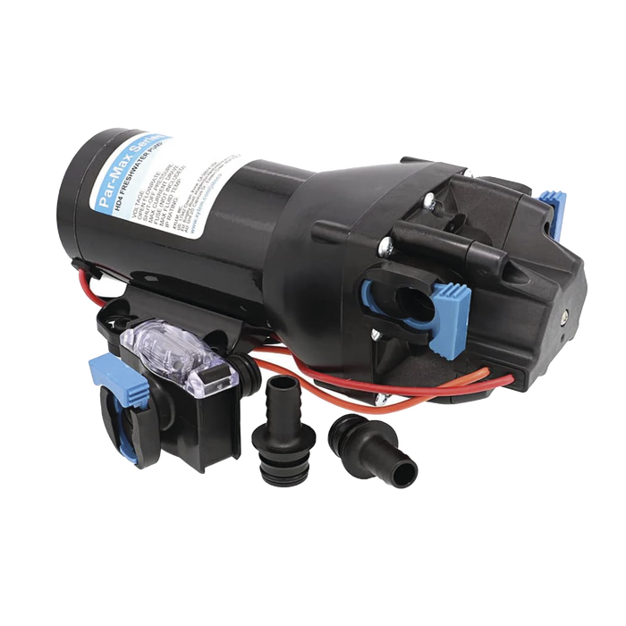 Bomba controlada por presión Par Max HD 4 a 24 Vca, alta presión 40 psi 15 lpm / 4 gpm