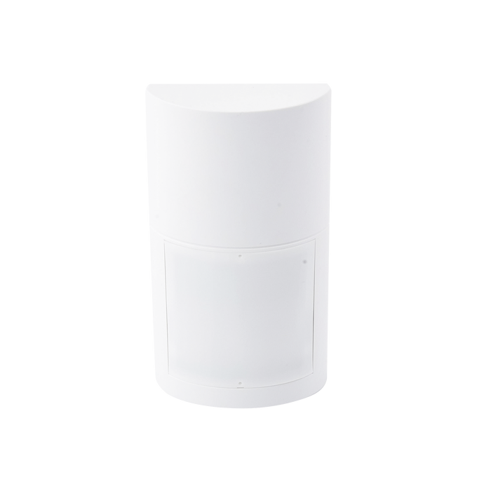Detector de Movimiento Pasivo / Altura de montaje 0.8m a 2.7 m ajustable / Estándar Cableado / 100% Exterior / Compatible con cualquier panel de alarma