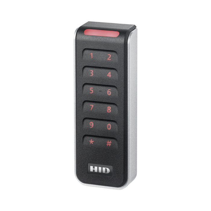 Lector con Teclado Capacitivo SIGNO Multitecnologia/ 20KNKS-01-00001H/ Garantia de Por Vida/ Pigtail/Wiegand & OSDP/Mullion