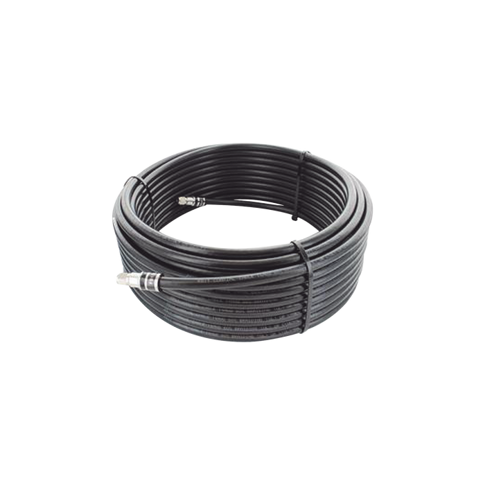 Jumper coaxial / Tipo RG58 / Color negro / Conectores BNC RFB11062ST / 29 Metros